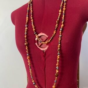 Elegant Multicolor Glass Beaded Necklace